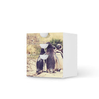 Folie für Möbel Pingu Friendship - IKEA Smastad Kommode - 3 Schubladen - weiss