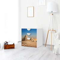 Folie für Möbel Pyramids - IKEA Smastad Kommode - 3 Schubladen - Kinderzimmer