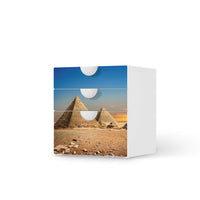 Folie für Möbel Pyramids - IKEA Smastad Kommode - 3 Schubladen - weiss