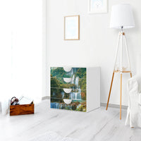 Klebefolie Rainforest - IKEA Smastad Kommode - 4 Schubladen - Kinderzimmer