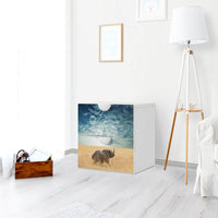 Klebefolie für Möbel Rhino - IKEA Smastad Kommode - 2 Schubladen - Kinderzimmer