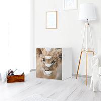 Klebefolie Simba - IKEA Smastad Kommode - 4 Schubladen - Kinderzimmer