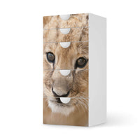 Möbel Klebefolie Simba - IKEA Smastad Kommode - 5 Schubladen - weiss