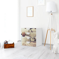 Klebefolie Skateboard - IKEA Smastad Kommode - 4 Schubladen - Kinderzimmer