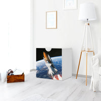 Klebefolie für Möbel Space Traveller - IKEA Smastad Kommode - 2 Schubladen - Kinderzimmer