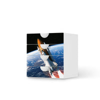 Klebefolie Space Traveller - IKEA Smastad Kommode - 4 Schubladen - weiss