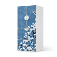Möbelfolie Spring Tree - IKEA Smastad kombiniert - 2 Schubladen und 2 kleine Türen - weiss