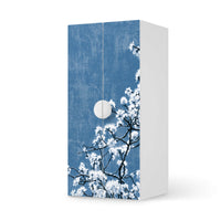 Möbelfolie Spring Tree - IKEA Smastad Schrank - 2 große Türen - weiss
