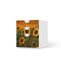 Folie für Möbel Sunflowers - IKEA Smastad Kommode - 3 Schubladen - weiss