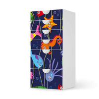 Klebefolie für Möbel Underwater Life - IKEA Smastad Kommode - 6 Schubladen - weiss