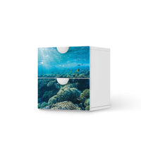 Klebefolie für Möbel Underwater World - IKEA Smastad Kommode - 2 Schubladen - weiss