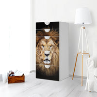 Möbel Klebefolie Wild Eyes - IKEA Smastad Kommode - 5 Schubladen - Kinderzimmer