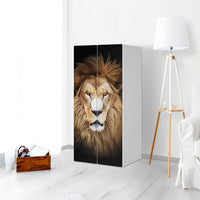 Möbelfolie Wild Eyes - IKEA Smastad Schrank - 2 große Türen - Kinderzimmer