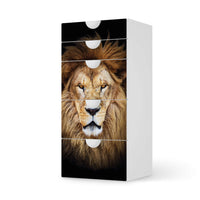 Möbel Klebefolie Wild Eyes - IKEA Smastad Kommode - 5 Schubladen - weiss