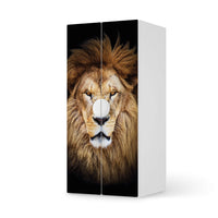 Möbelfolie Wild Eyes - IKEA Smastad Schrank - 2 große Türen - weiss