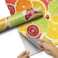 Kühlschrank Folie Citrus Kühlschrank 60x120 cm - Folie pds1