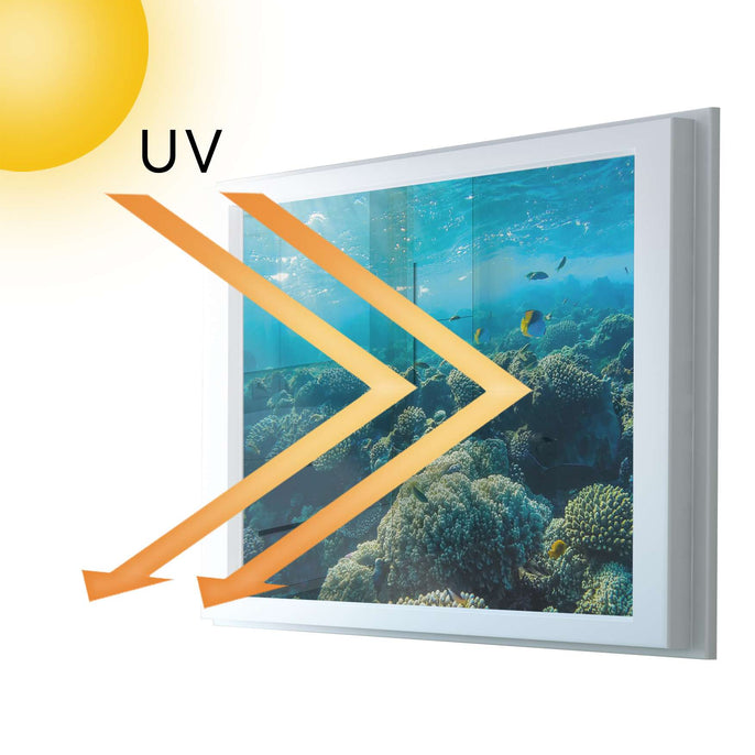 Fensterfolie [quer] - Underwater World - 100x70 cm - UV-resistent pds1