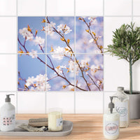 Fliesenaufkleber 15x20 cm Bad - Apple Blossoms