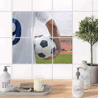 Fliesenaufkleber 15x20 cm Bad - Footballmania