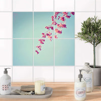 Fliesenaufkleber 15x20 cm Bad - Ikebana für Anfänger