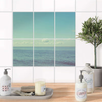 Fliesenaufkleber 15x20 cm Bad - Mehr Meer