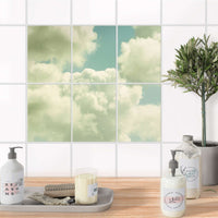 Fliesenaufkleber 15x20 cm Bad - Sommerhimmel