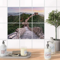 Fliesenaufkleber 15x20 cm Bad - The Great Wall