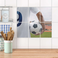 Fliesenaufkleber 15x20 cm Küche - Footballmania