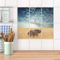 Fliesenaufkleber 15x20 cm Küche - Rhino