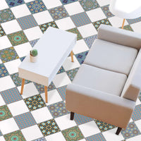 Fliesenaufkleber Boden Klebefliese - Orientalisches Mosaik