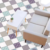 Fliesenaufkleber Boden Klebefliese - Pastell Pattern