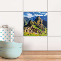Fliesenaufkleber Küche - Machu Picchu