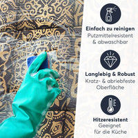 Fliesenaufkleber rechteckig Einfach Reinigen - Samarkand
