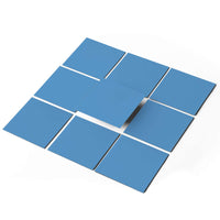 Fliesenaufkleber unifarben Selbstklebend - Blau Light