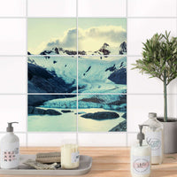 Fliesenfolie 20x15 cm Bad - Patagonia