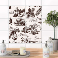 Fliesenfolie 20x15 cm Bad - Spices