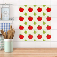 Fliesenfolie 20x15 cm Küche - An apple a day