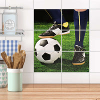 Fliesenfolie 20x15 cm Küche - Fussballstar