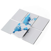 Fliesenfolie 20x15 cm Selbstklebend - Politische Weltkarte