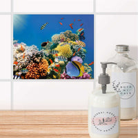 Fliesenfolie Bad - Coral Reef