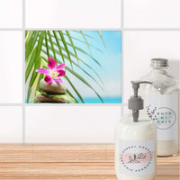 Fliesenfolie Bad - Lotus Flower