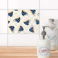 Fliesenfolie Bad - Teatime