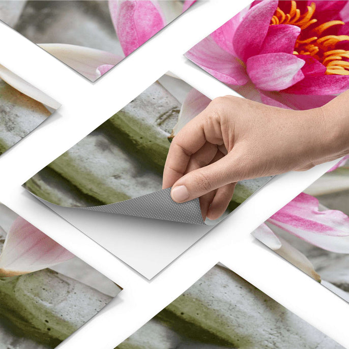 Fliesenfolie - Flower Buddha - Do-it-yourself - creatisto pds1