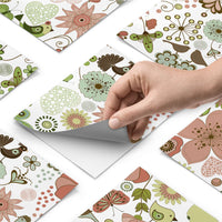Fliesenfolie - Flower Pattern - Do-it-yourself - creatisto pds1