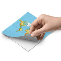 Fliesenfolie - Geografische Weltkarte - Do-it-yourself - creatisto pds1