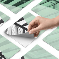 Fliesenfolie - Palmen mint - Do-it-yourself - creatisto pds1