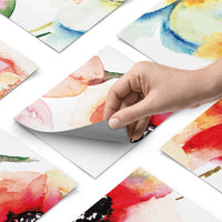 Fliesenfolie - Water Color Flowers - Do-it-yourself - creatisto pds1