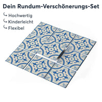 Klebefliesen Blue Pattern Line - Groesse - creatisto 