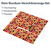 Klebefliesen Mosaik Rot-Orange - Groesse - creatisto 