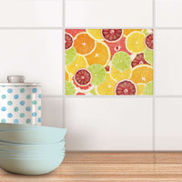 Fliesenfolie Küche - Citrus